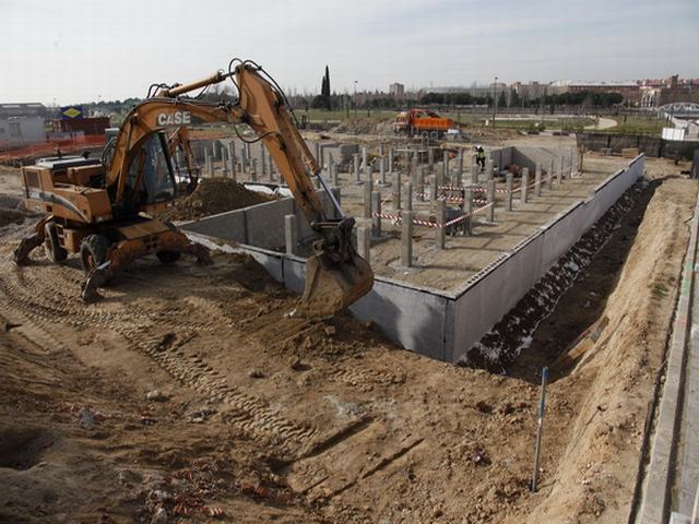 Las obras del nuevo colegio de los Molinos continúan a buen ritmo