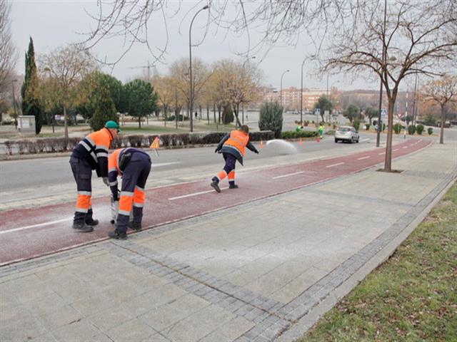 LYMA cuenta con 20.000 kilos de sal ante posibles nevadas y heladas