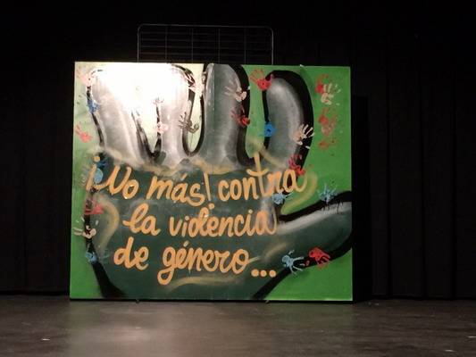 150 jóvenes de Getafe manifestaron su apuesta artística por un futuro sin Violencia bajo el lema ‘Practicando Igualdad’