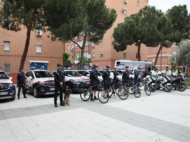 La Policía Local de Getafe cuenta con una nueva unidad de convivencia y civismo en espacios públicos