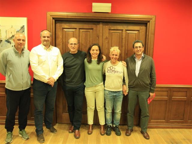 Recepción en el Ayuntamiento de la atleta getafense Nuria Prieto