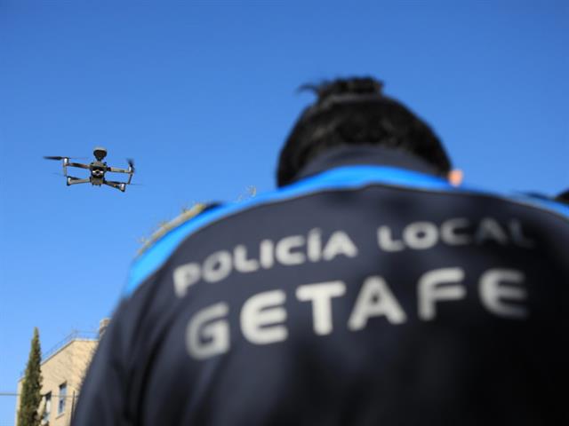 Getafe mejora su seguridad con la nueva Unidad de Drones de la Policía Local