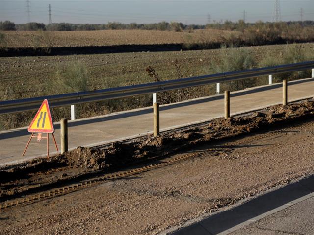 El Ayuntamiento de Getafe coloca elementos para delimitar la vía pecuaria