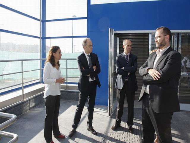 Reunión de trabajo entre el Ayuntamiento de Getafe y Metro sobre el acceso a la estación de El Casar y recorrido por las instalaciones