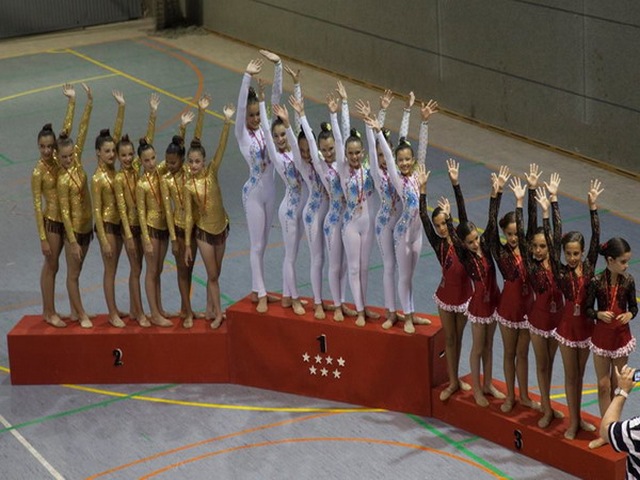 Los Conjuntos del CDE Gimnasia Villa Getafe suben al podio con oro y bronce en los últimos dos campeonatos en los que han participado
