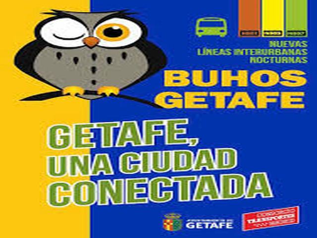 Este fin de semana se inicia el nuevo servicio de autobuses nocturnos de Getafe