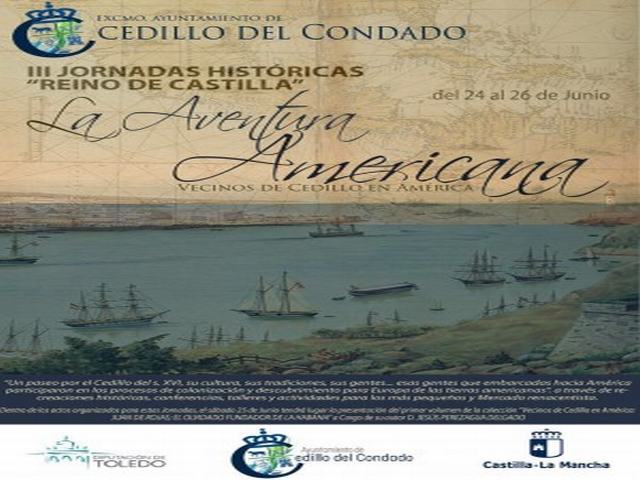 III Jornadas Históricas en Cedillo del Condado (Toledo). 24-26 Jun.2016