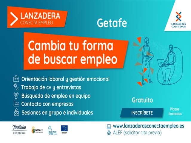 En marzo comenzará una nueva ‘Lanzadera Conecta Empleo’ para la inserción laboral de 30 personas desempleadas de Getafe