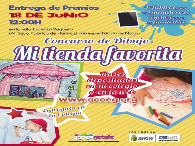 I Concurso de Dibujo ‘Mi Tienda Favorita’ para promover el comercio de proximidad entre los niños de Getafe