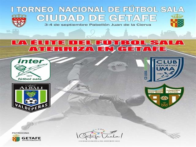 El polideportivo Juan de la Cierva acoge este fin de semana el I Torneo Nacional de Fútbol Sala ‘Ciudad de Getafe’