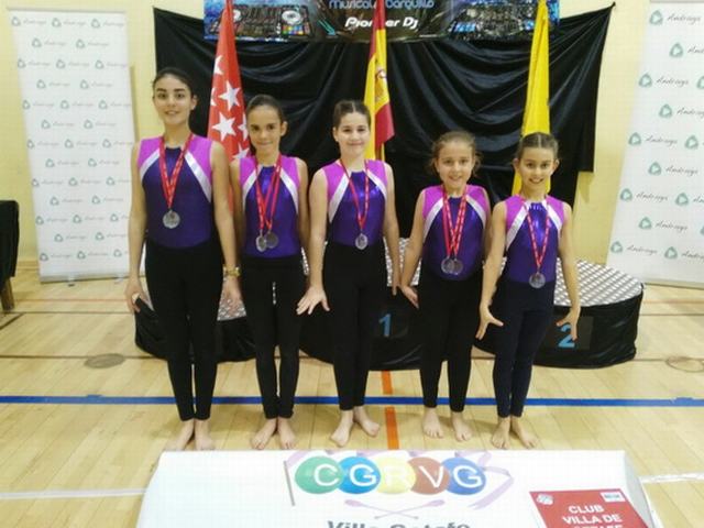 Las gimnastas delCclub de Gimnasia Villa de Getafe logran excelentes resultados en el I Campeonato Autonómico-Open de Gimnasia Acrobática