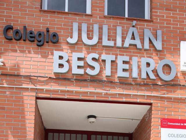 El colegio público Julian Besteiro único colegio público seleccionado para participar en la liga jr. NBA-FEB