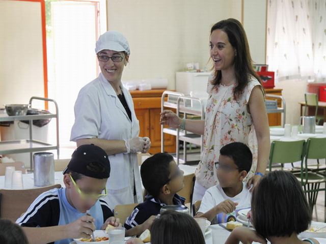 Los comedores escolares de verano ya están en marcha