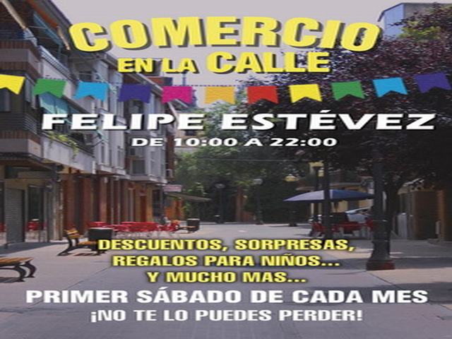 Los comercios de la calle Felipe Estévez organizan una jornada especial en la que sacarán sus productos a la calle