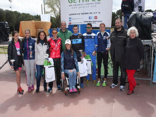 Miguel Angel Garnacho y Raquel Vaquerizo se proclaman vencedores del V Duatlón Cross ‘Villa de Getafe’