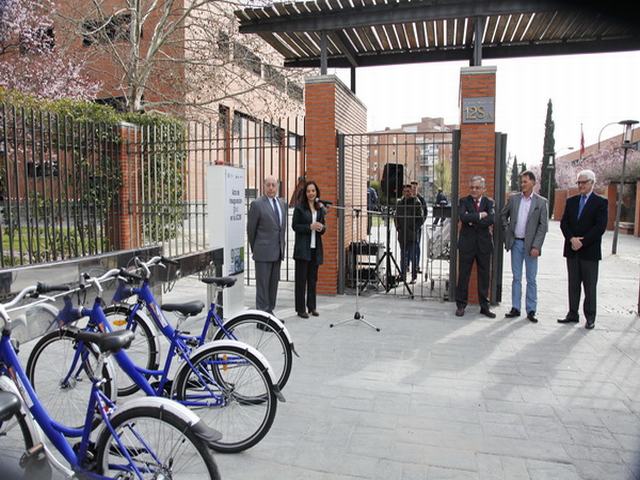 Inauguración de la nueva estación de Gbici  de la universidad Carlos III