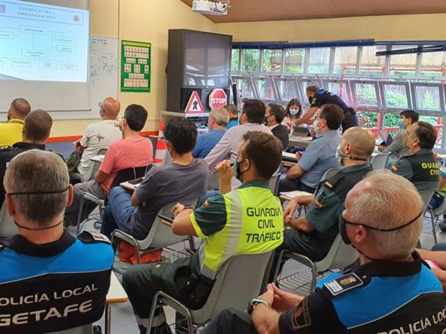 Los cuerpos de seguridad listos para las fiestas de Getafe