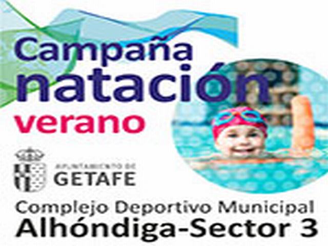 El próximo lunes 29 comienzan las preinscripciones de la campaña de natación de verano del complejo Alhóndiga-Sector III de Getafe