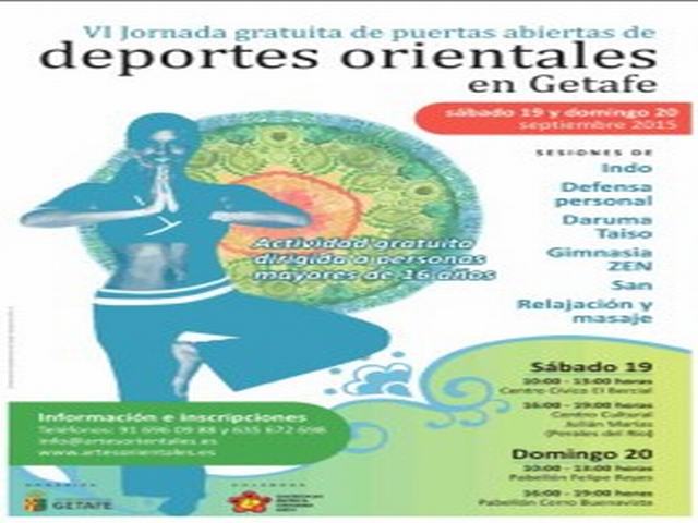 El Ayuntamiento de Getafe organiza este fin de semana la ‘VI Jornada Gratuita de Puertas Abiertas de Deportes Orientales’