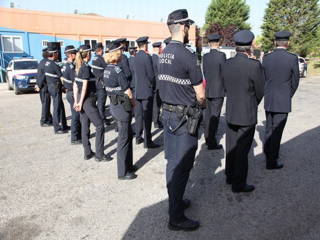 La Policía Local de Getafe ha celebrado hoy el día de su patrón con un acto de reconocimiento