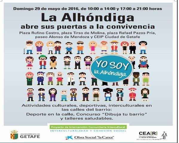 El domingo 29 de mayo se celebrará el acto ‘La Alhóndiga abre sus puertas a la convivencia’