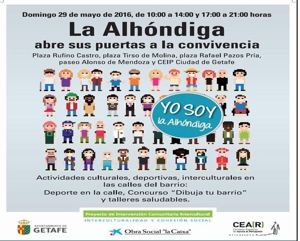 El domingo 29 de mayo se celebrará el acto ‘La Alhóndiga abre sus puertas a la convivencia’