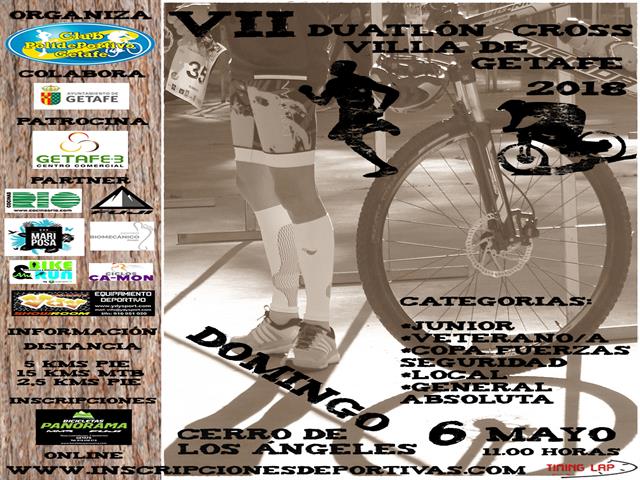 Abierto el plazo de inscripción para el VII Duatlón Cross ‘Villa de Getafe’