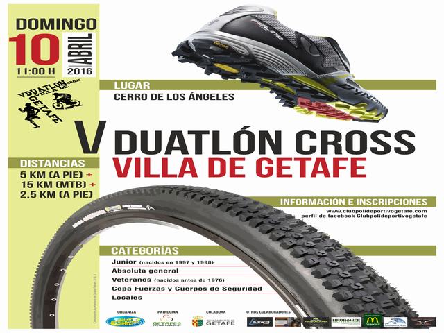El V Duatlón Cross ‘Villa de Getafe’contará con la participación de 270 deportistas