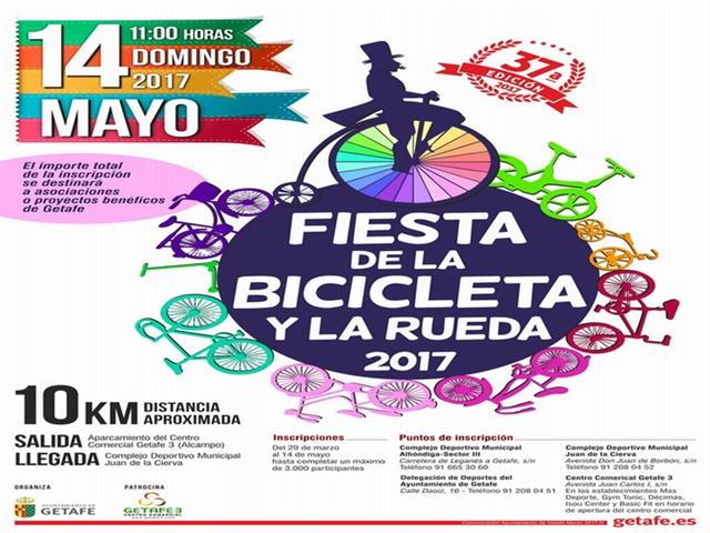 La recaudación de la Fiesta de la Bici de Getafe se destinará al proyecto #sonrisasquecuran de la ong Payaso Salud