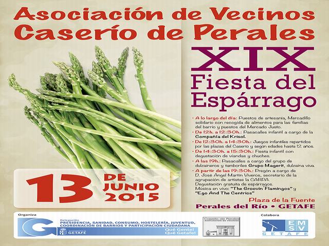 Perales del Río disfrutará este fin de semana de su tradicional Fiesta del Espárrago