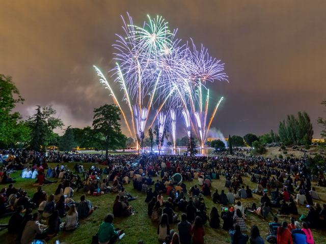 El espectáculo piromusical, el desfile de carrozas y la quema de la chamá, actividades destacadas del segundo fin de semana de las fiestas de Getafe