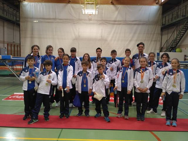 El Club Gimnástico Getafe se proclama campeón de la Copa Madrileña de Gimnasia Trampolín