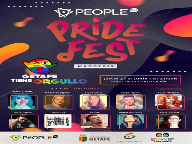 Getafe celebrará el orgullo con una concentración y actuaciones musicales