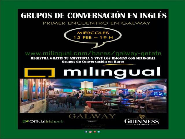 Intercambio de idiomas y clases de conversación "GRATIS" en Galway Getafe