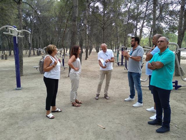 El Ayuntamiento de Getafe instala un circuito deportivo y un área infantil en el Cerro de los Ángeles