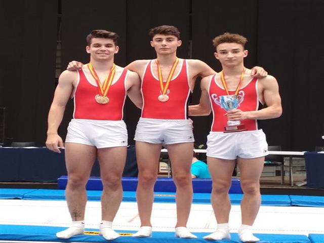 Jorge Martín y Jorge Cazorla campeones de España de Trampolín