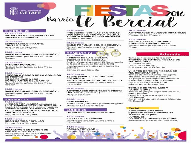 El Bercial celebra sus fiestas