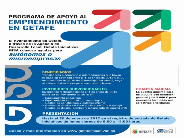 El Ayuntamiento de Getafe lanza una convocatoria de ayudas para autónomos y microempresas