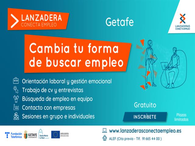 Dos nuevas Lanzaderas de Empleo para 60 personas en Getafe