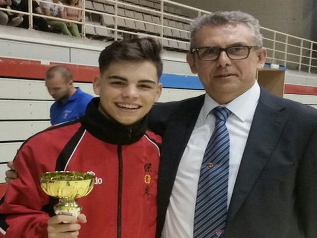 Mario Cendrero obtuvo la medalla de bronce en el Campeonato de Madrid Junior de karate