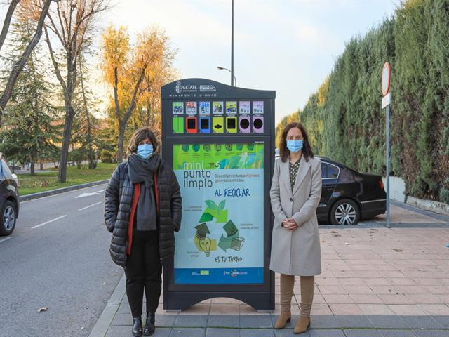 LYMA comienza la instalación de minipuntos limpios en todos los barrios de Getafe