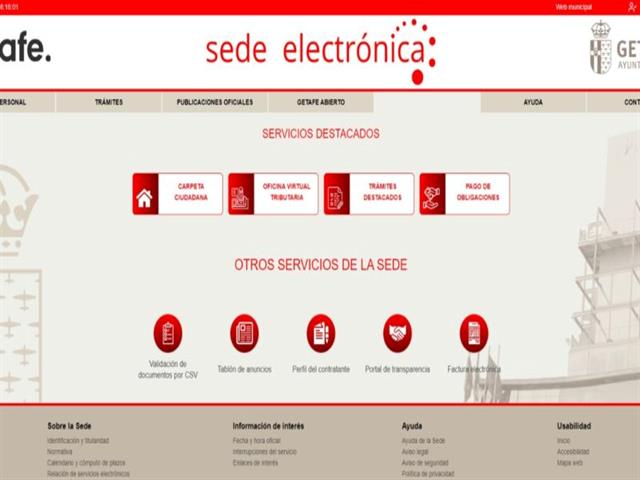 Getafe presenta nueva sede electrónica y mejora los trámites online