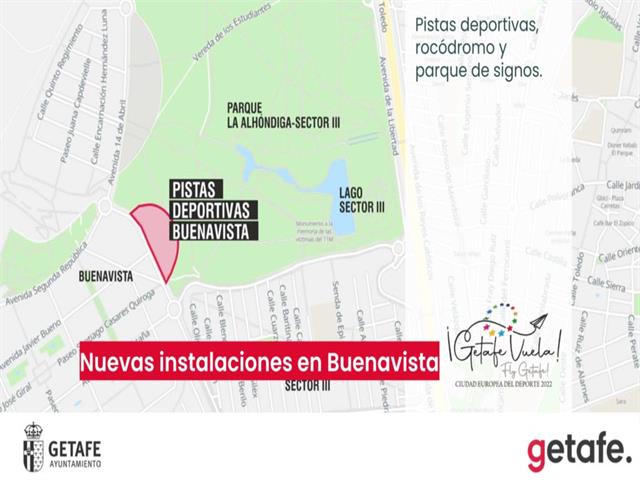 Nuevas infraestructuras deportivas en Buenavista y los polideportivos Juan de la Cierva y Alhóndiga-Sector III