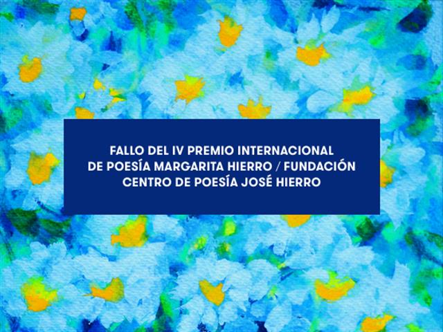 El libro ‘Mar Caníbal’ de Guillermo Molina, ganador del IV Premio Internacional de Poesía Margarita Hierro-FCPJH