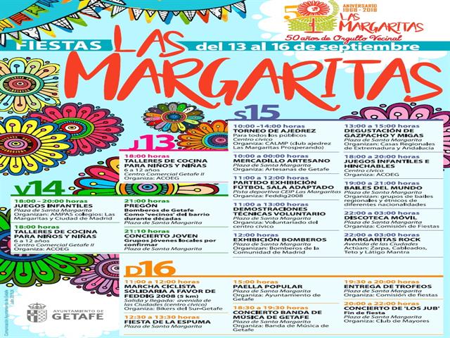 El barrio de Las Margaritas celebra sus fiestas este fin de semana