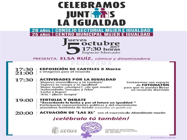 Getafe celebra sus 25 años de lucha por la igualdad