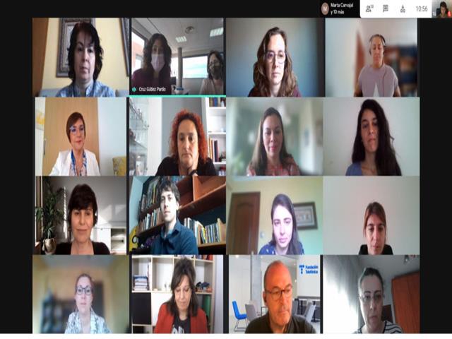 Videoconferencia con los participantes de la Lanzadera Conecta Empleo Getafe